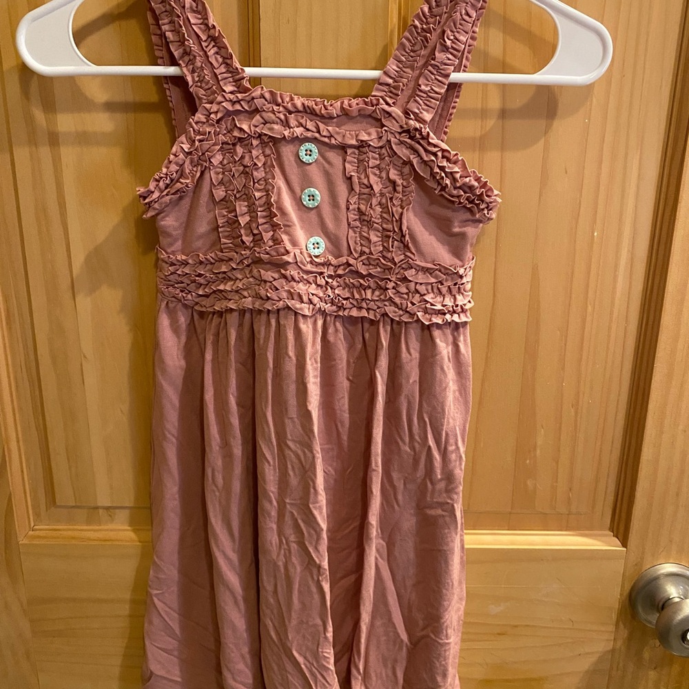 Matilda Jane Pink Ruffled Kids Dress